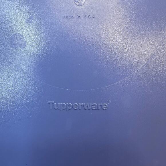 Tupperware 3 Piece Rice Veggie Microwave Microsteamer White Teal Purple 3066A-3 - Picture 6 of 7